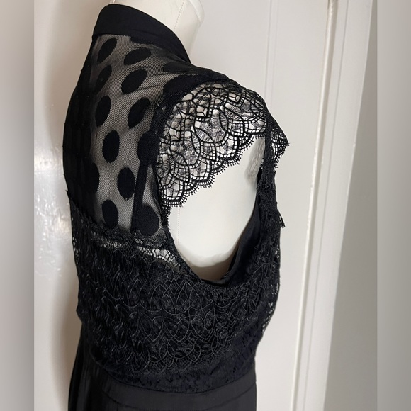 Adelyn Rae - Devon Lace & Woven Wide Legged Jumpsuit - Picture 4 of 16